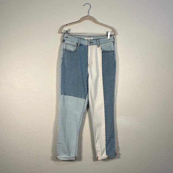 PacSun Denim - Pacsun patchwork mom jeans size 27